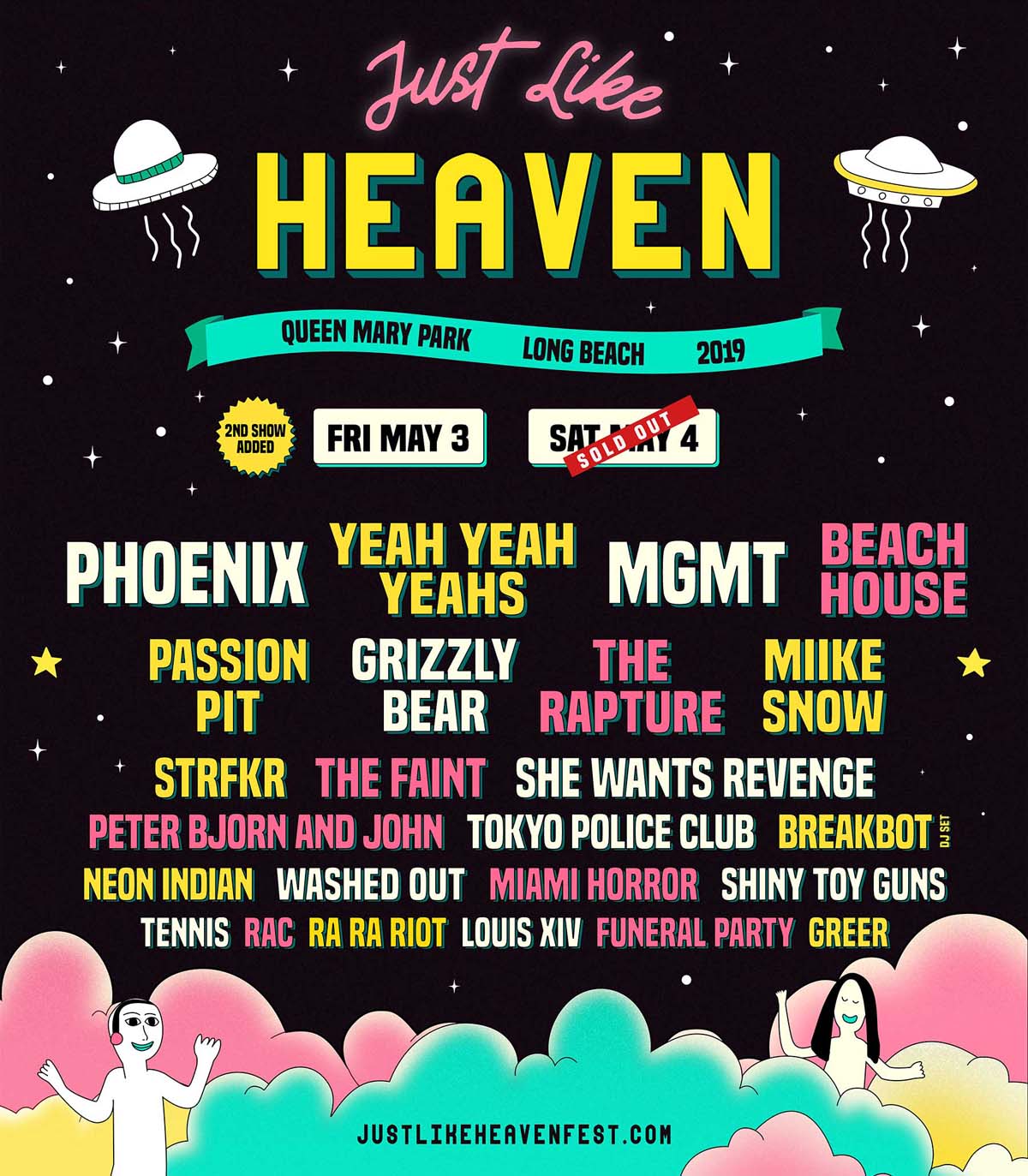 2022 Just Like Heaven Lineup